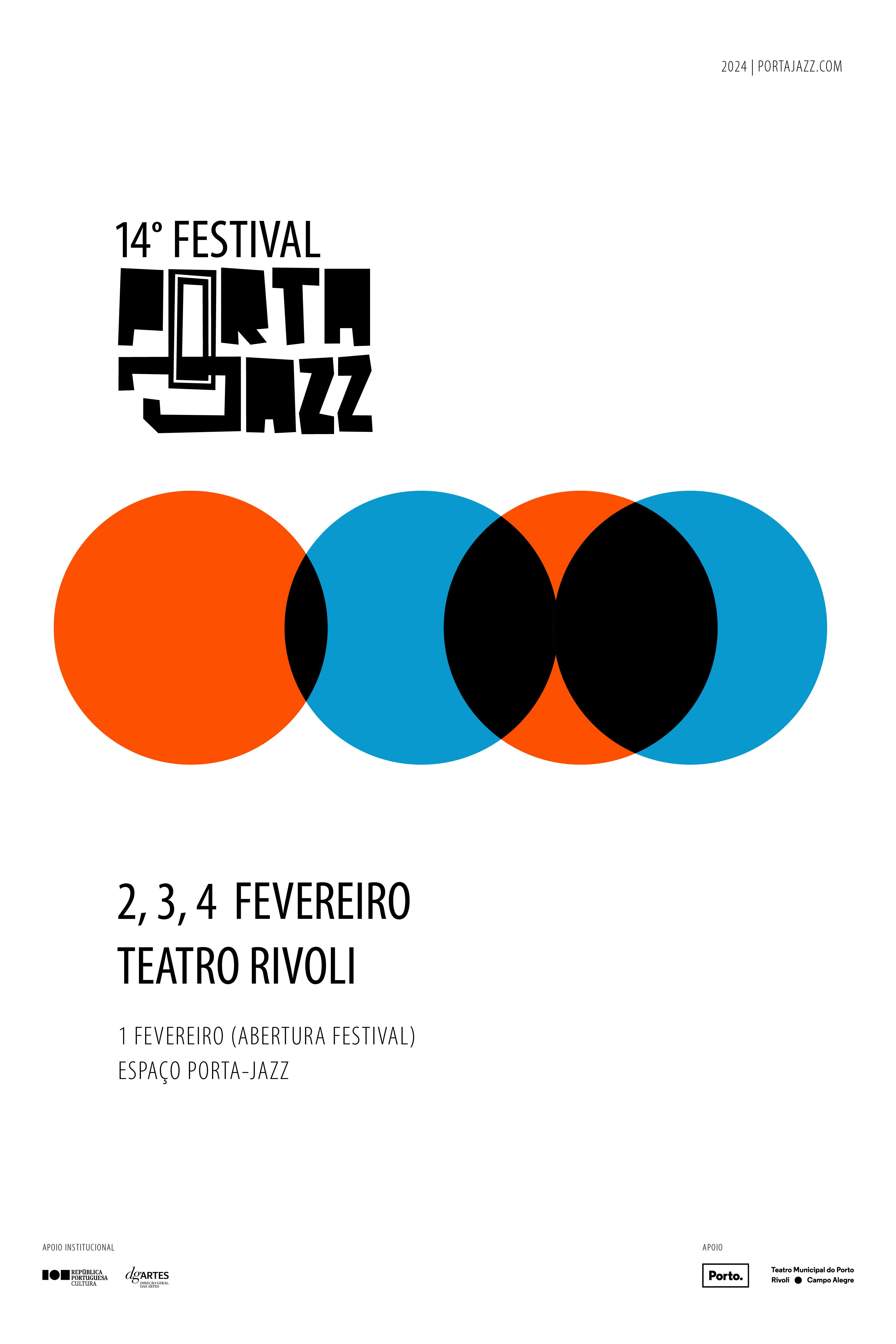 Cartaz 14º Festival Porta-Jazz